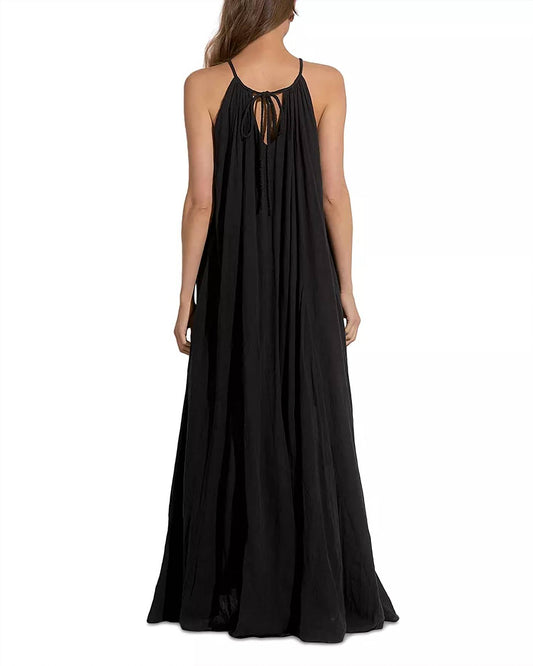 Elan - Halter Maxi Swim Cover Up Dress