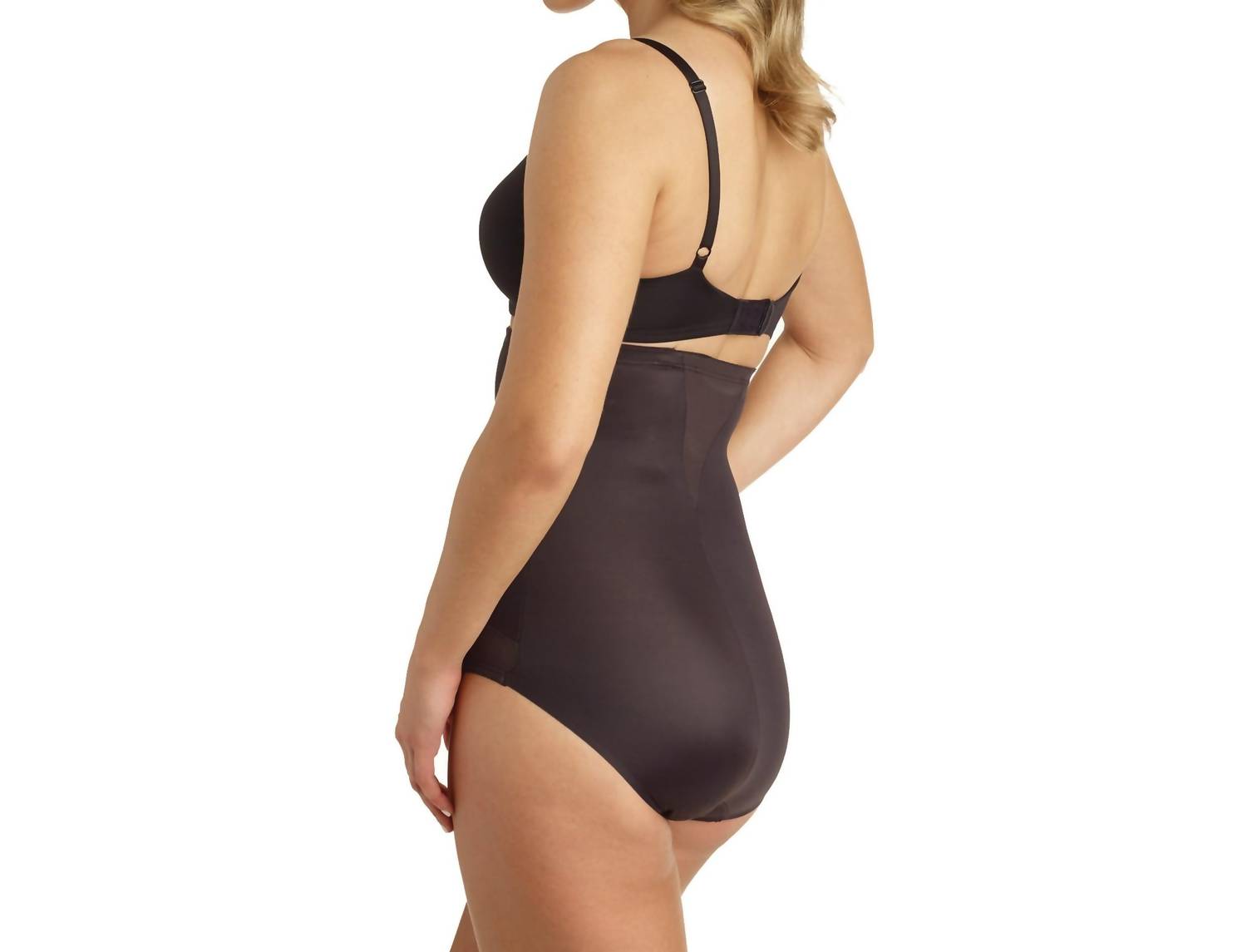Miraclesuit Cool Choice Firm Control High-waist Brief in black - women's intimate - alternate view