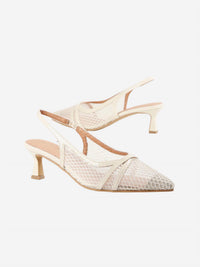All Black - Women's Mesh Princess Low-heel Shoes