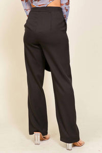Timing - Women's High Waisted Wide Leg Slacks