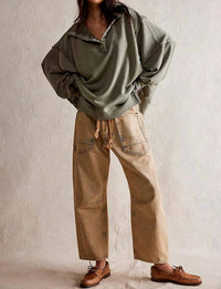 Free People - Camden Henley Sweatshirt