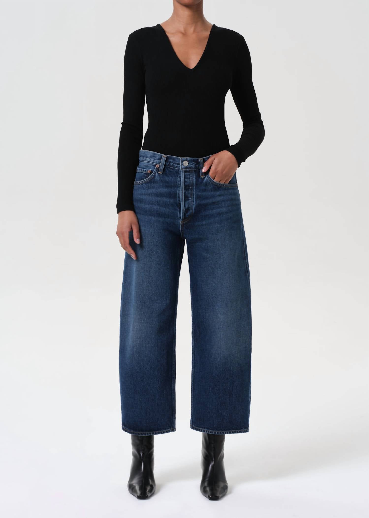 Agolde - Arc Short Wave Jeans
