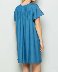 See And Be Seen - Take It Easy Embroidered Dress