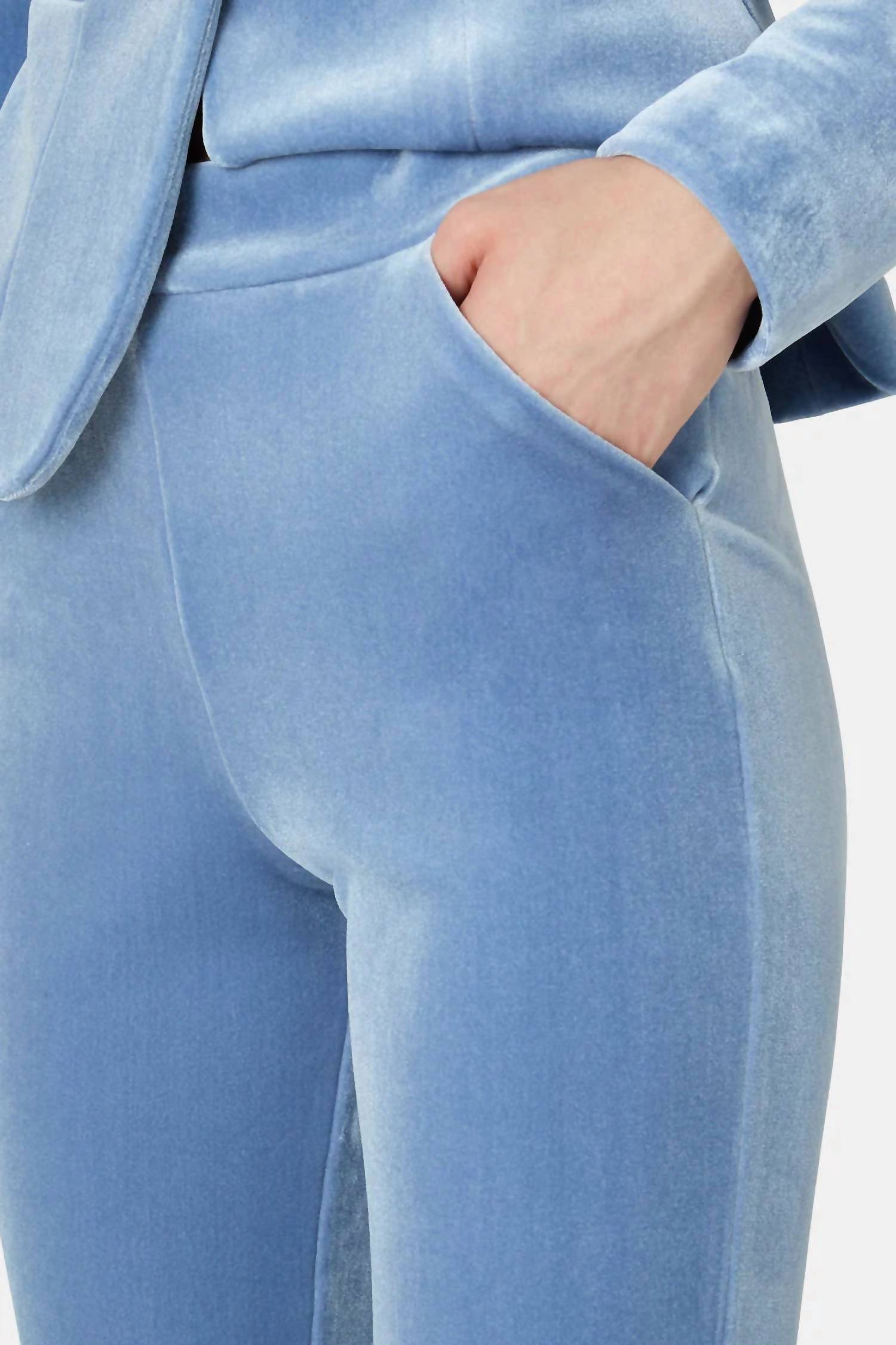 Chiara Boni - Venusette High Waisted Velvet Pants