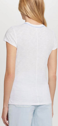 Goldie - Contrast Stitch Ringer Tee