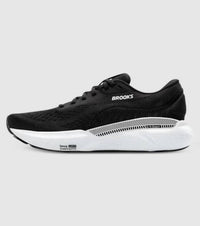BROOKS Men's Adrenaline Gts 24 Wide Running Shoes in black white - men's shoe - alternate view