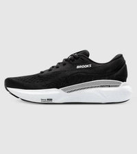 BROOKS Women's Adrenaline Gts 24 Wide Running Shoes in black white - women's shoe - alternate view