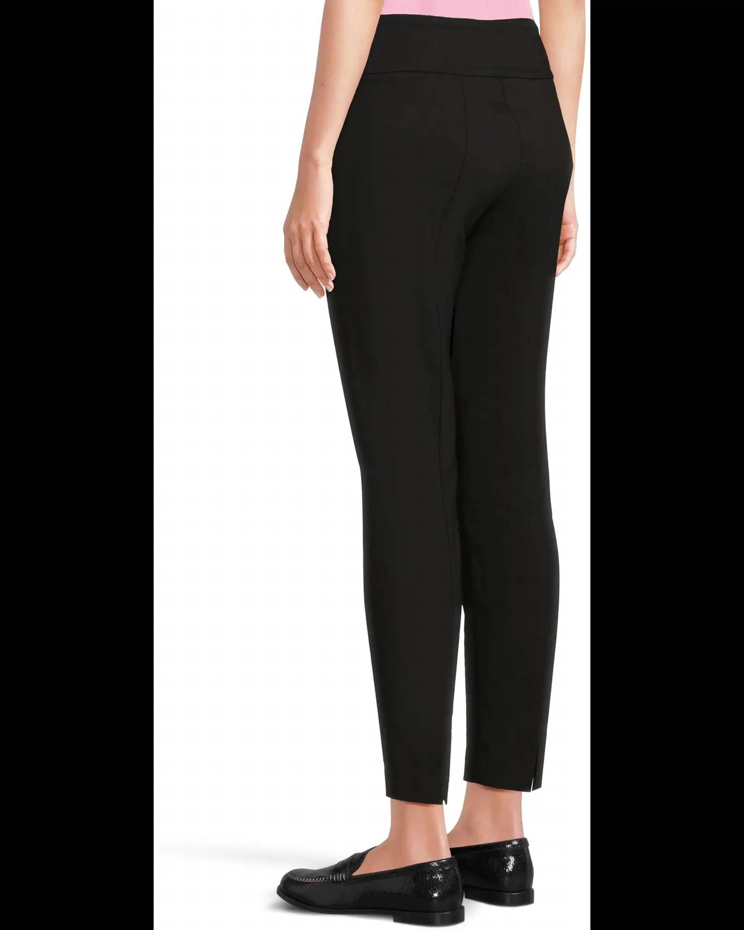 Elliott Lauren - Pull-on Ankle Pants With Back Slit Detail