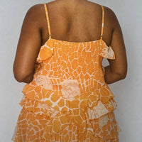 The Sang - Ruffle Maxi Dress - Plus