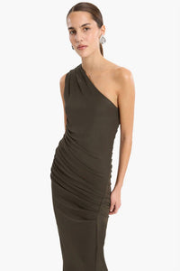 Rotate - Draped One Shoulder Dress