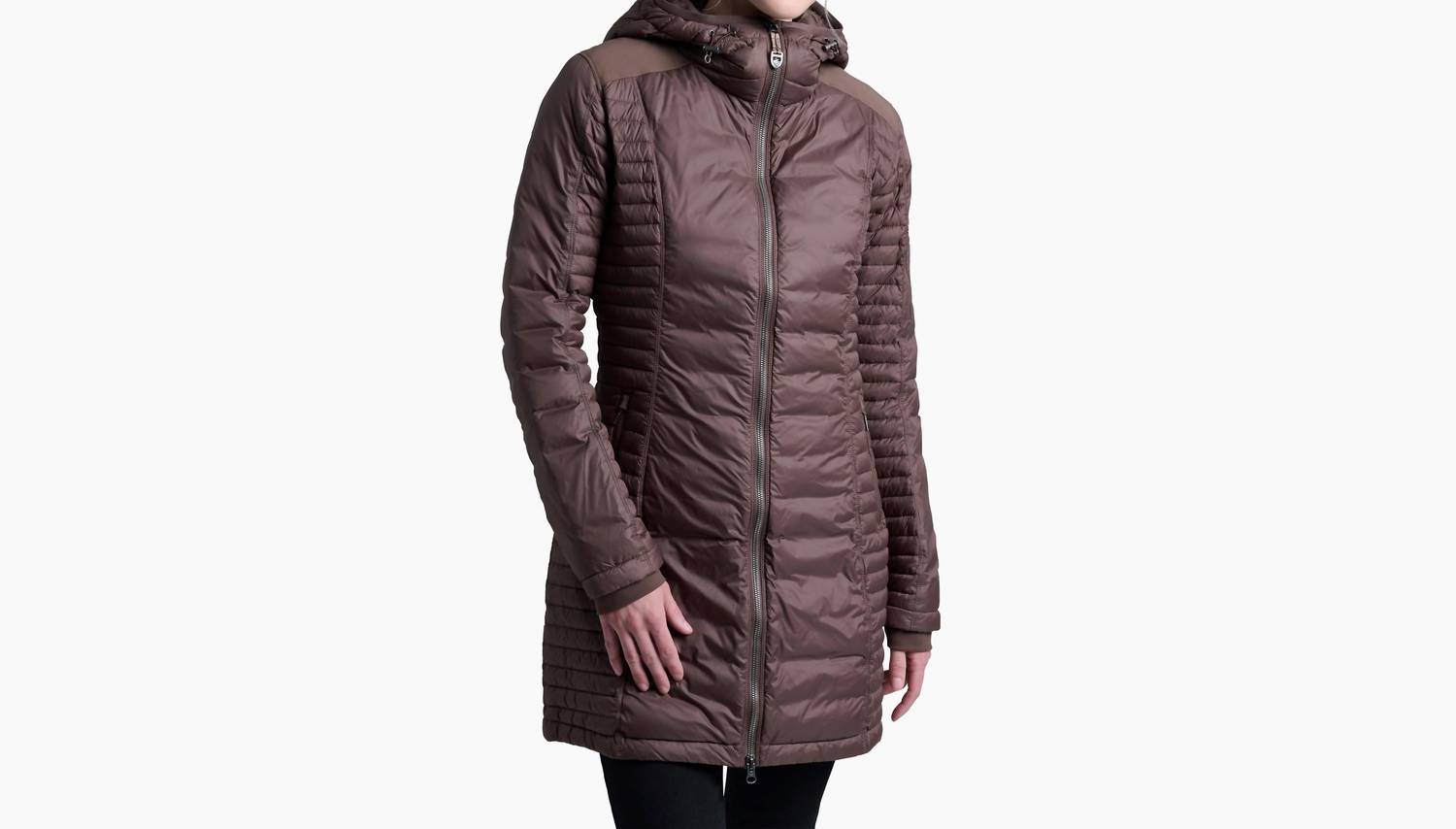 KUHL Spyfire Parka Jacket in coffee - women's jacket