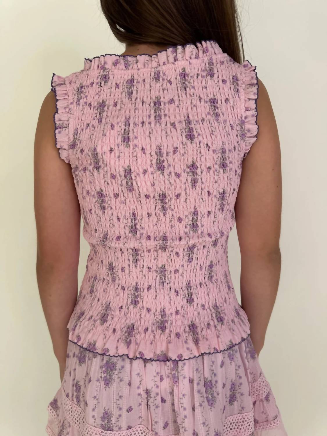 Katie J Nyc - Helena Floral Tank