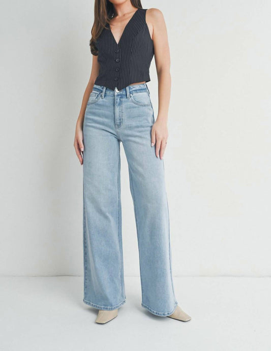 Just Black Denim - Cuffed Palazzo