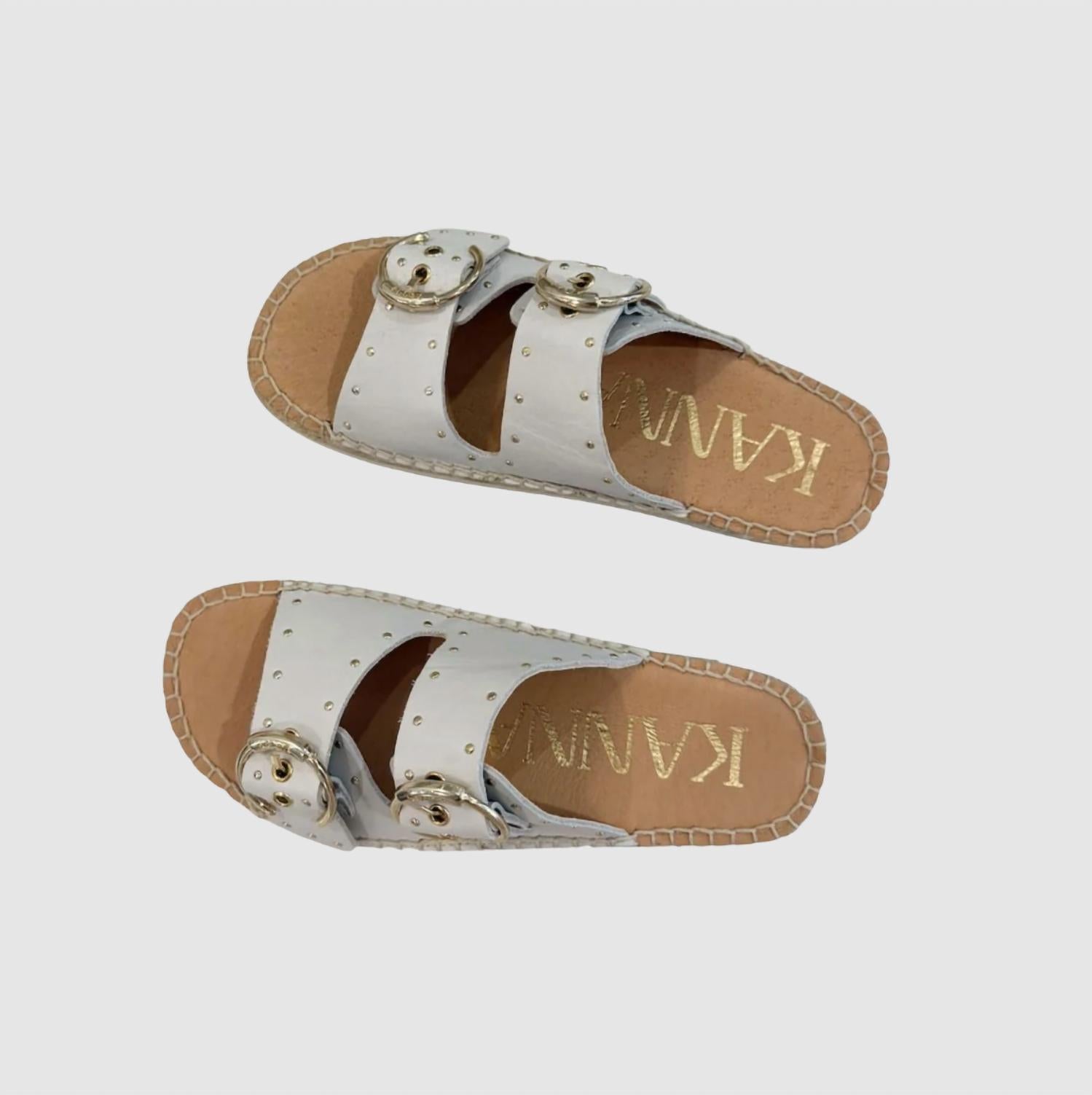 Kanna - Women's Candy Double Buckle Slide Sandal