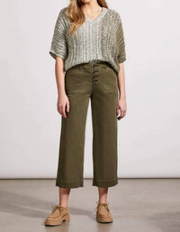 Tribal - Audrey Hugging Wide Crop Jean