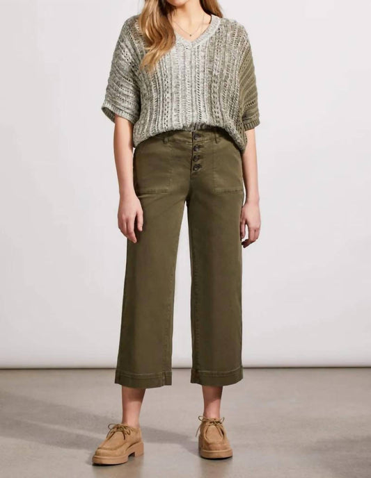 Tribal - Audrey Hugging Wide Crop Jean