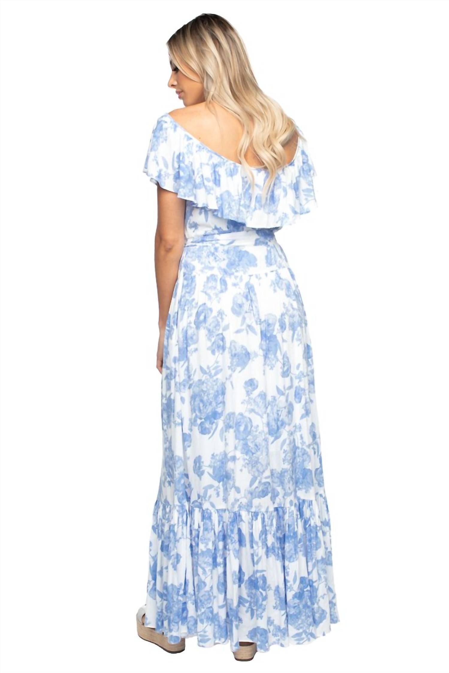 Heather Tea Party Off Shoulder Dress