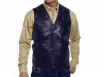 Cripple Creek - Men's Five Button Genuine Nappa Lamb Leather Vest