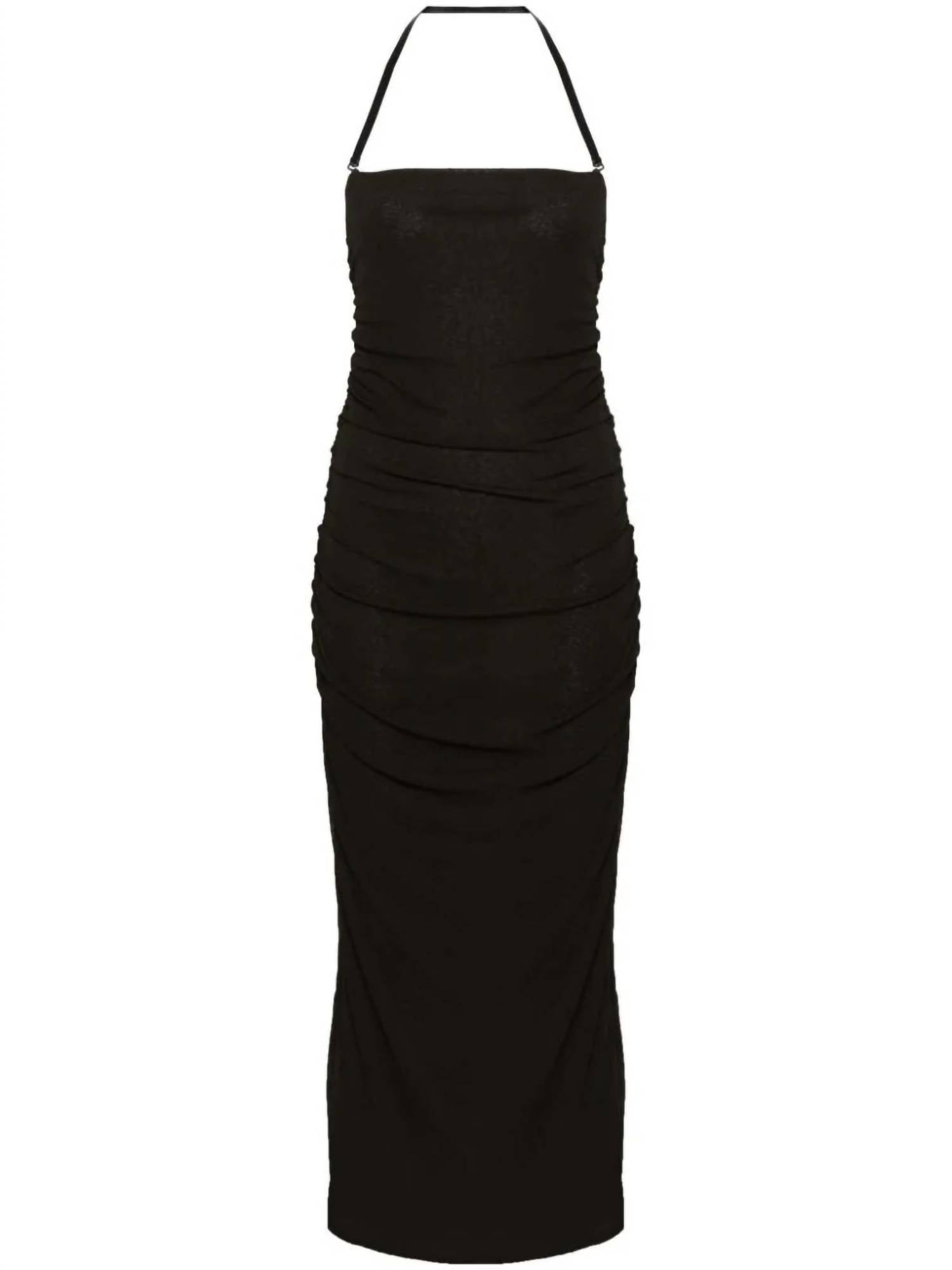 Nanushka - Women's Eliz Mesh Jersey Ruched Dress
