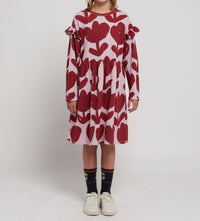 Bobo Choses - Retro Flowers All Over Ruffle Dress