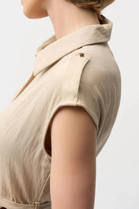 Joseph Ribkoff - Belted Midi Shirt Dress