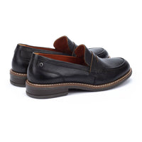 PIKOLINOS Women's Aldaya Leather Shoes in black - women's flats - detail view