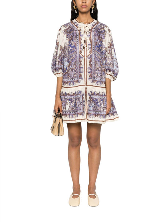 Zimmermann - OTTIE EYELET MINI DRESS