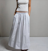 Asher - Kate Poplin Pleated Skirt