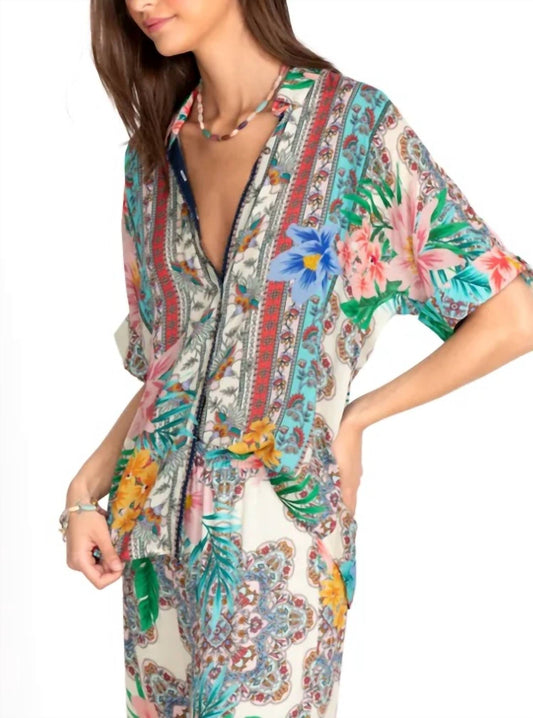 Johnny Was - CLOVER BUTTON DOWN SHIRT