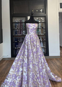 Sherri Hill - Women's Strapless A-line Dress