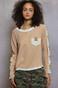 Pol - Star Patch Top