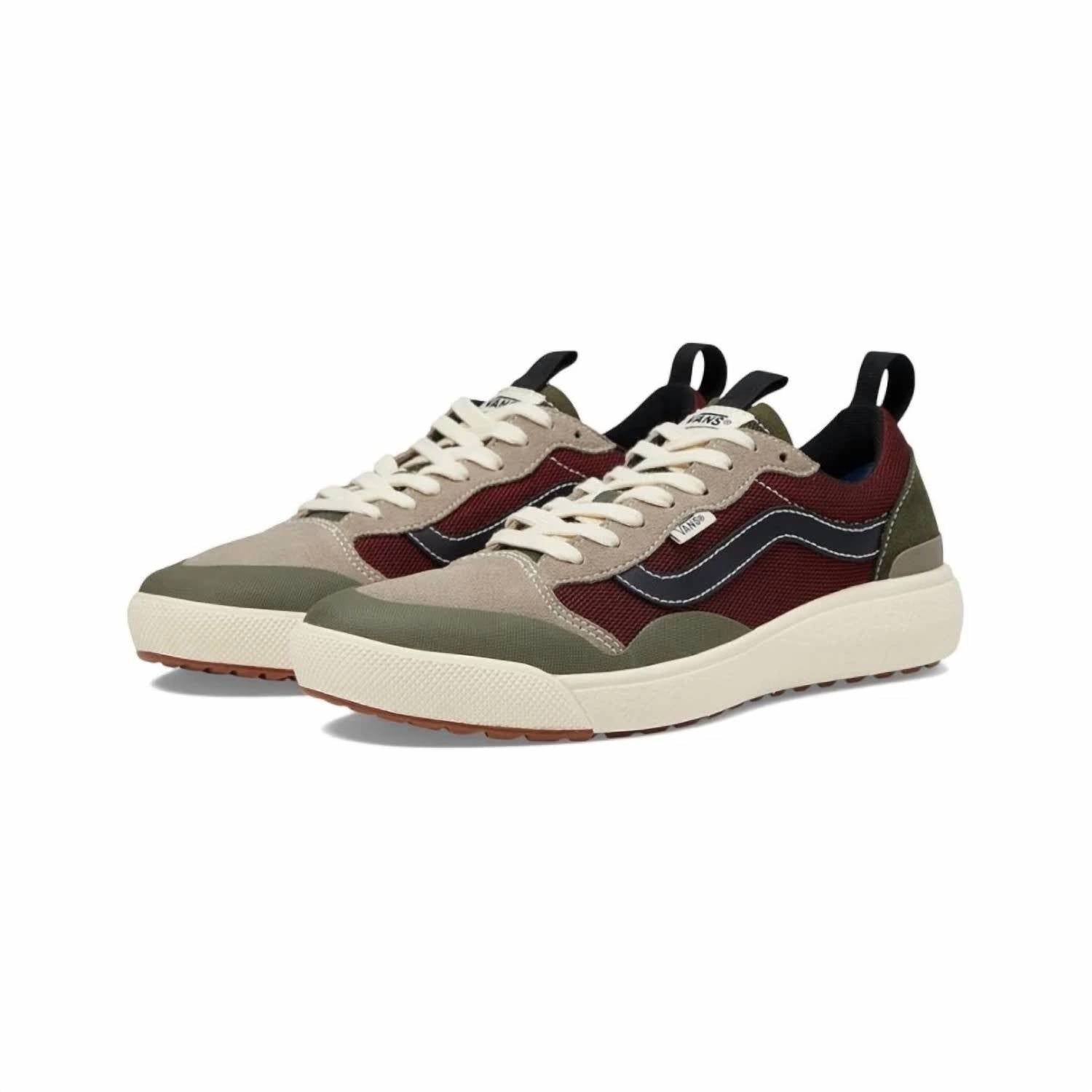 Vans Men's MTE UltraRange EXO SE Shoe in mesh grape leaf brown - men's sneaker - detail view