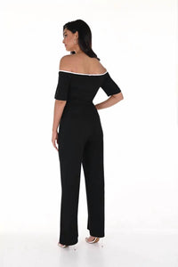 Frank Lyman - Baez Open Shoulder Jumpsuit