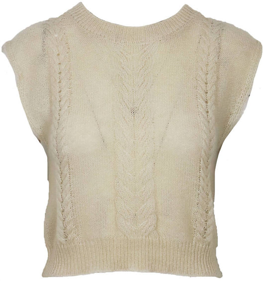 Quentin Cable Knit Top