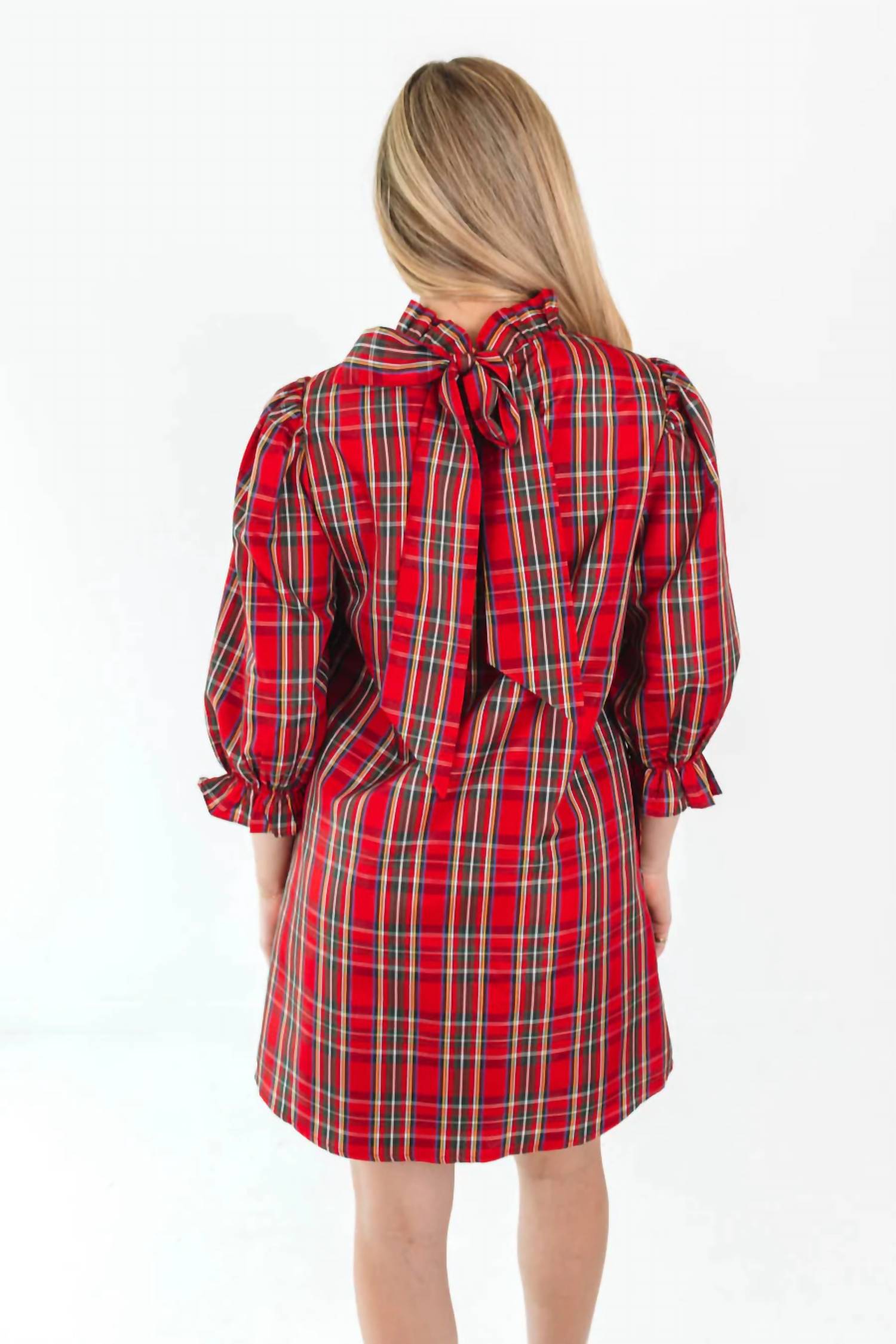 J.Marie - Tamara Long Sleeve Bow Dress