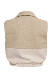 Monrow - Sherpa Zip Up Vest