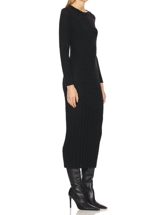 Central Park West - Constance Cable Maxi Long Sleeve Dress