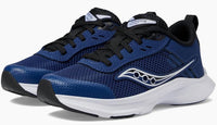 SAUCONY Kid's Axon 3 Sneaker in blue black - kids' sneaker - view 4
