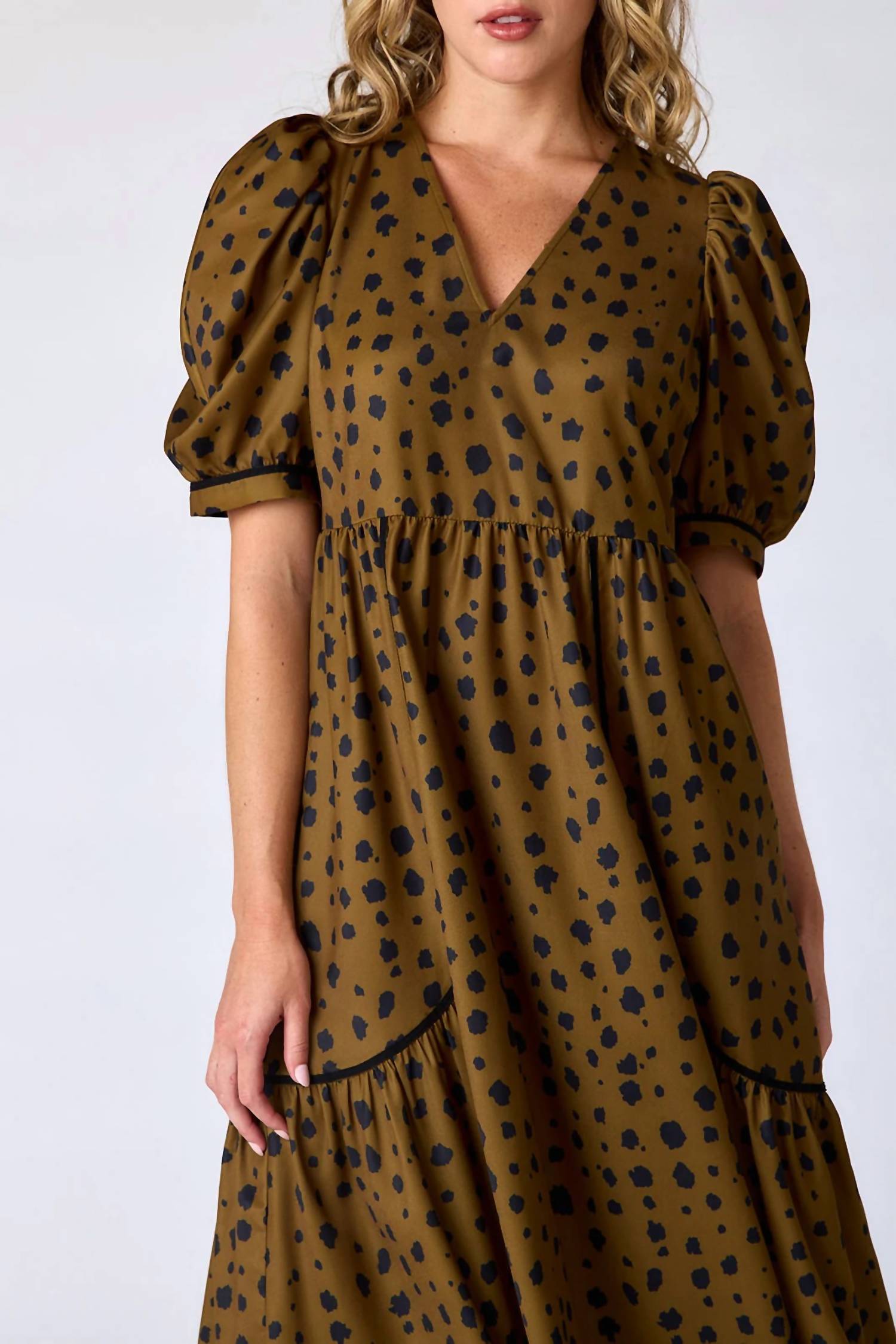 Crosby by Mollie Burch Shira Dress in ink spots - women's dress - view 6