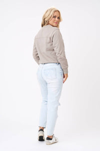 Lelalo - Boy Mom Chenille Sweatshirt