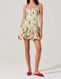 Astr - Petal Party Drop Waist Bubble Dress