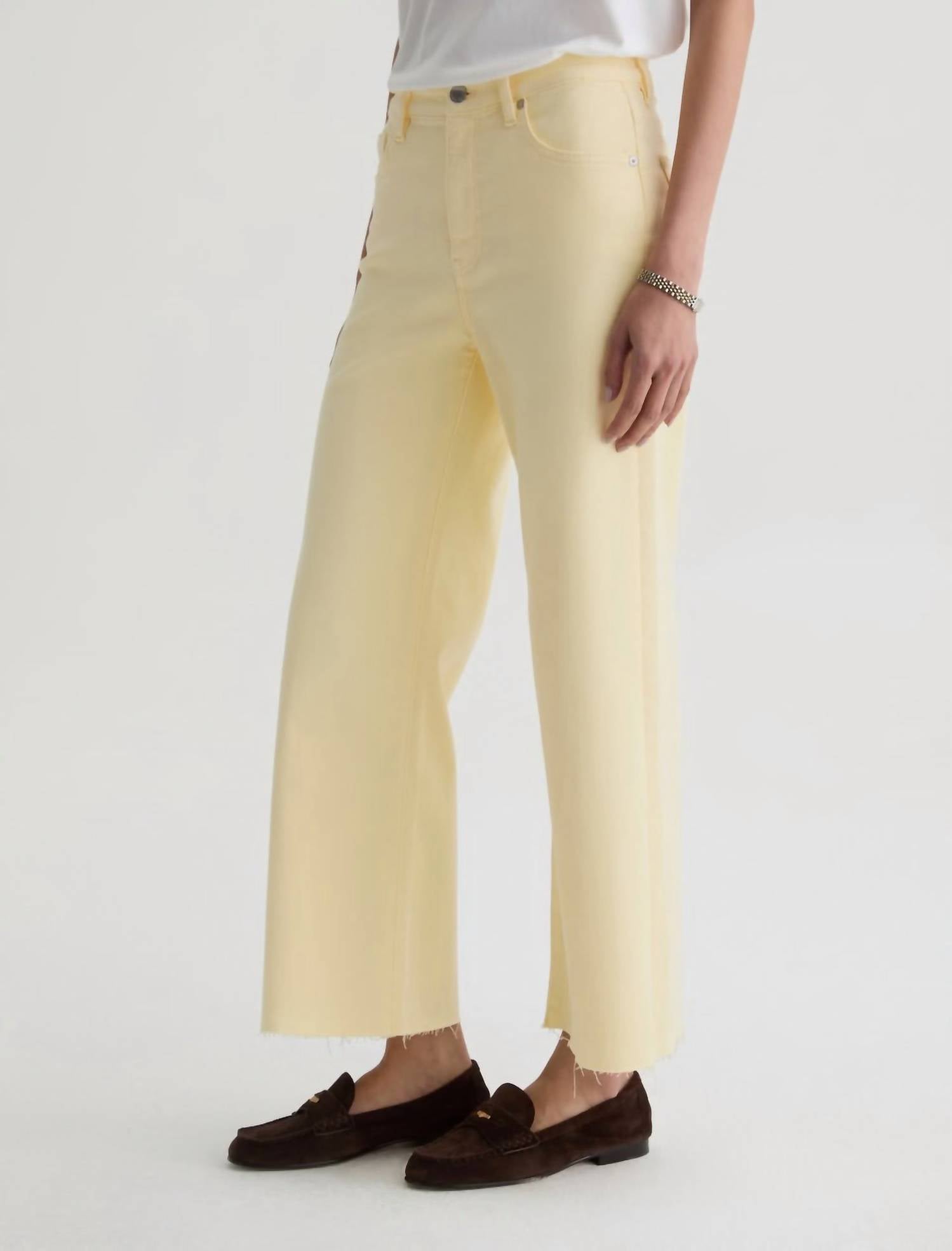 Ag Jeans - Saige Wide Leg Cropped Jeans