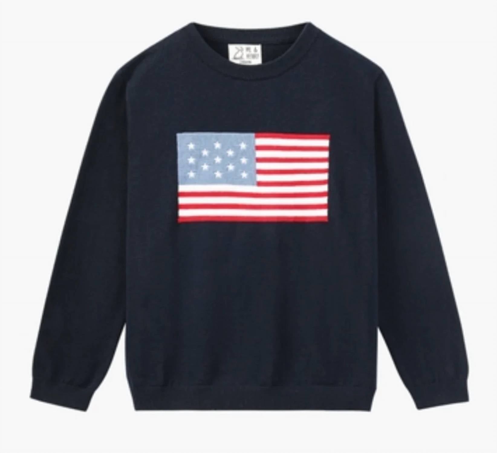 Me & Henry - Boys American Flag Sweater