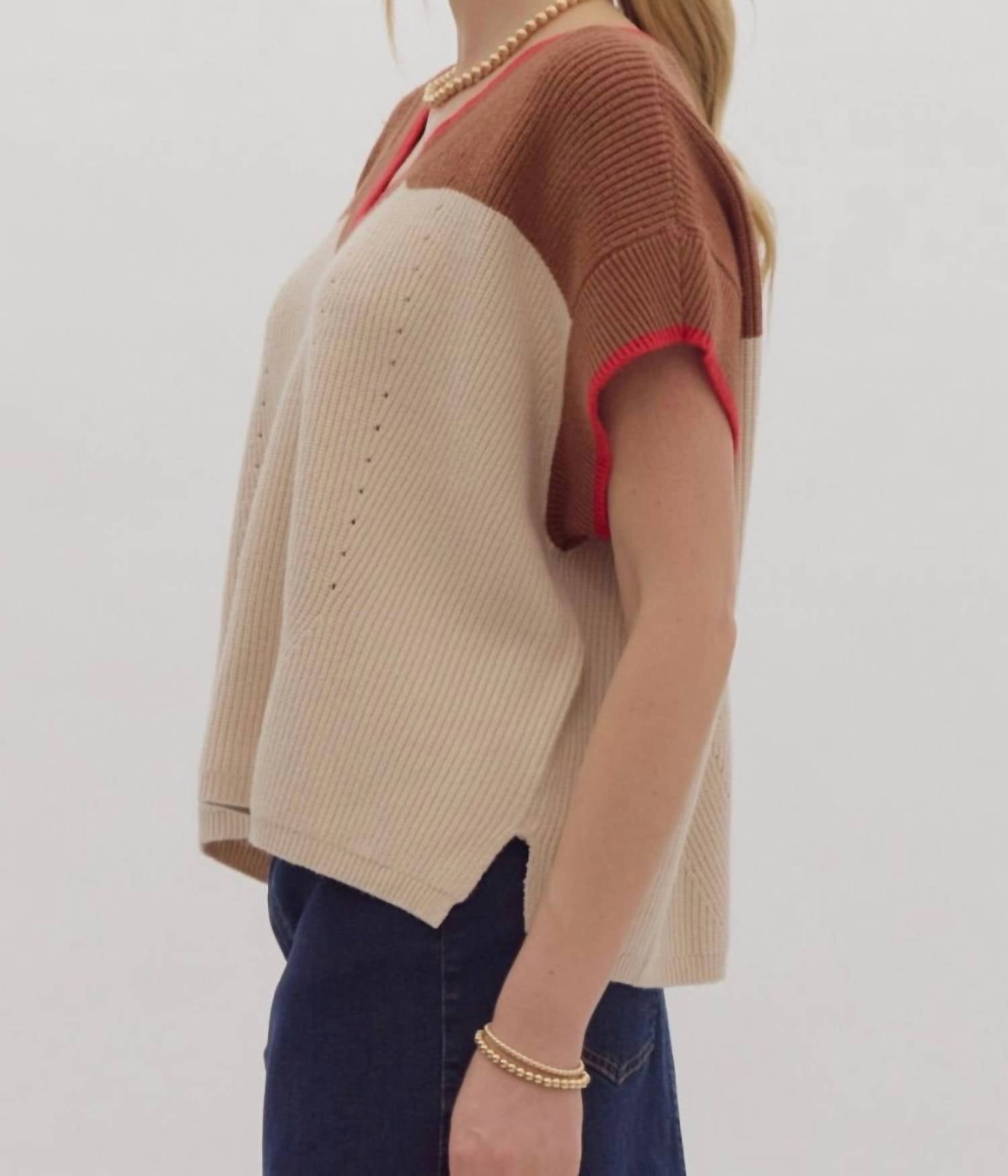Entro - Knit Sweater Vest