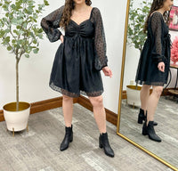 Mittoshop - Polka Dot Long Sleeve Dress