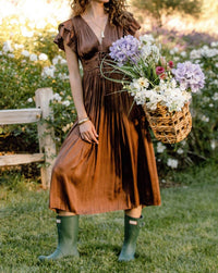 Current Air - Shania Pleated Midi Dress