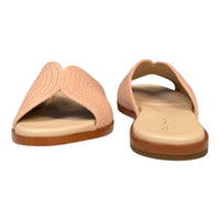 COLE HAAN Women's Ansley Leather Slides in blush jute - women's sandal - view 5