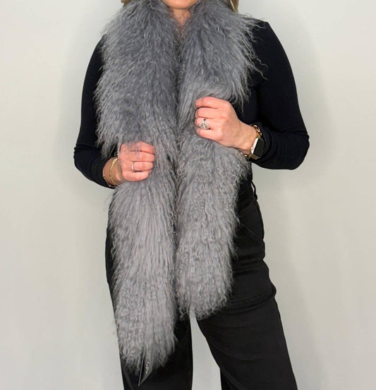 Morris Kaye - Tibetan Lamb Fling Scarf