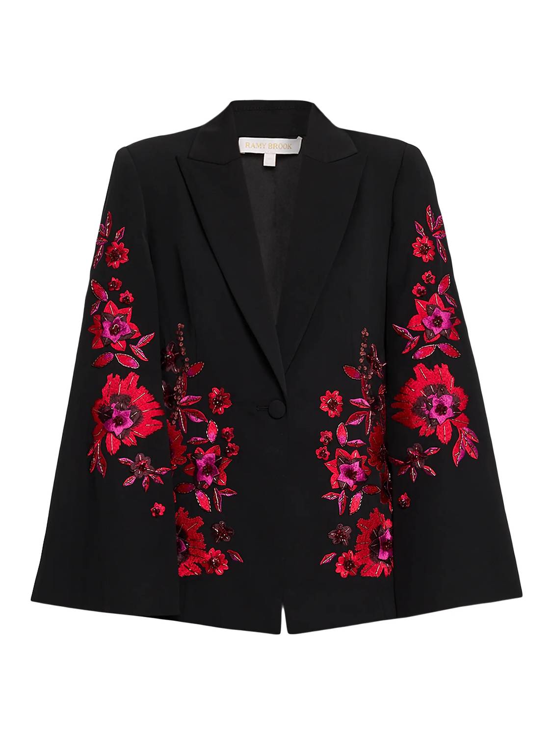 Ramy Brook - Lucinda Floral Blazer Style Cape