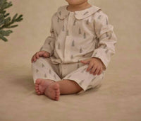 Rylee + Cru Baby Pajama Romper in alpine - kids' item - detail view